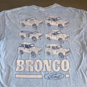 Ford Bronco Blue Graphic Tee - Unisex